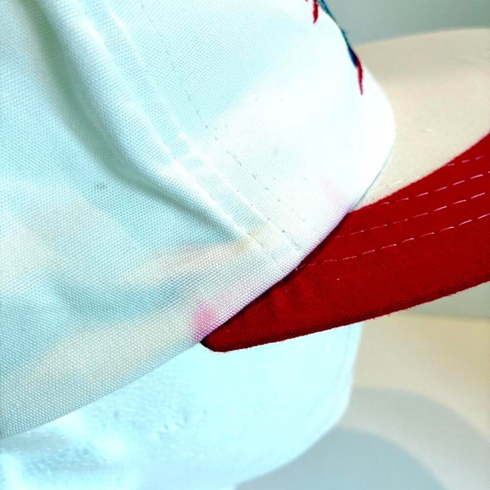 Yupoong Vintage NASCAR Racing Miller Racing Cap Hat Blue Red White - Picture 7 of 8